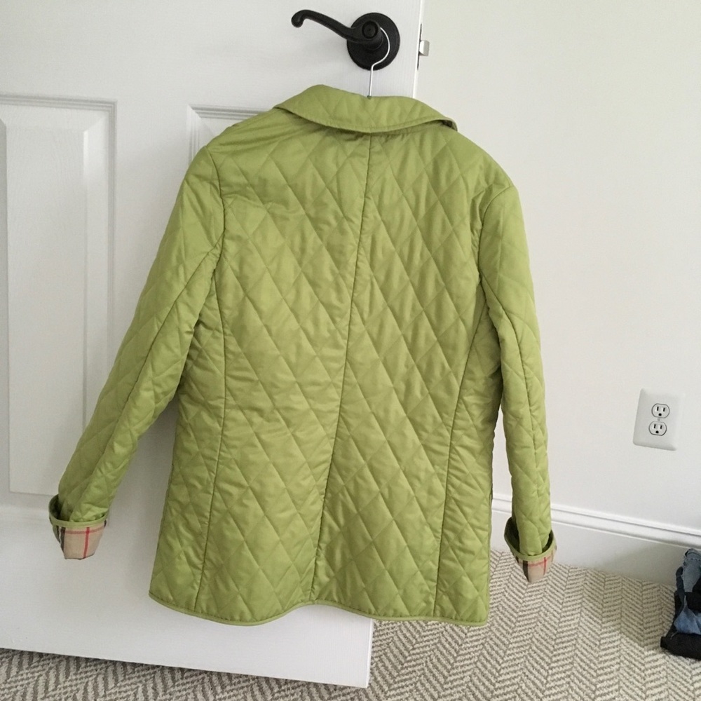 Burberry Green Quilted Utility Jacket - Picture 5 of 8